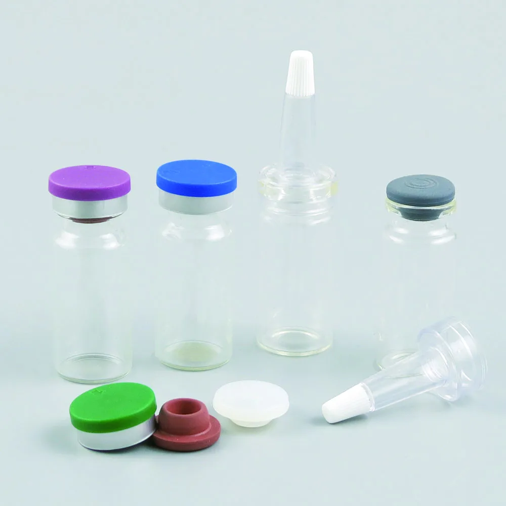24 x 10 ml Clelar sklenených fľaštičkách s Plastsic-Hliníkové spp + 5 x biela tip mieste trúby drippers 1/3 oz Transparentné Sklenené Fľaše