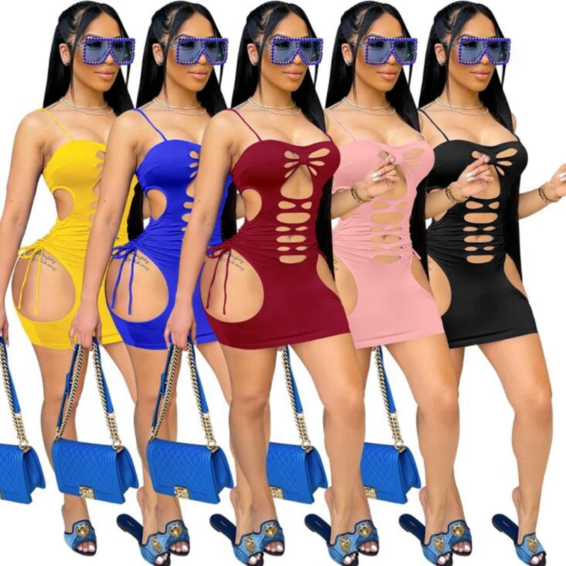 Ženy Mini Šaty Off Ramenný Šnúrkou Backless Duté Bodycon Sexy Narodeninovej Party Club Oblečenie 2021